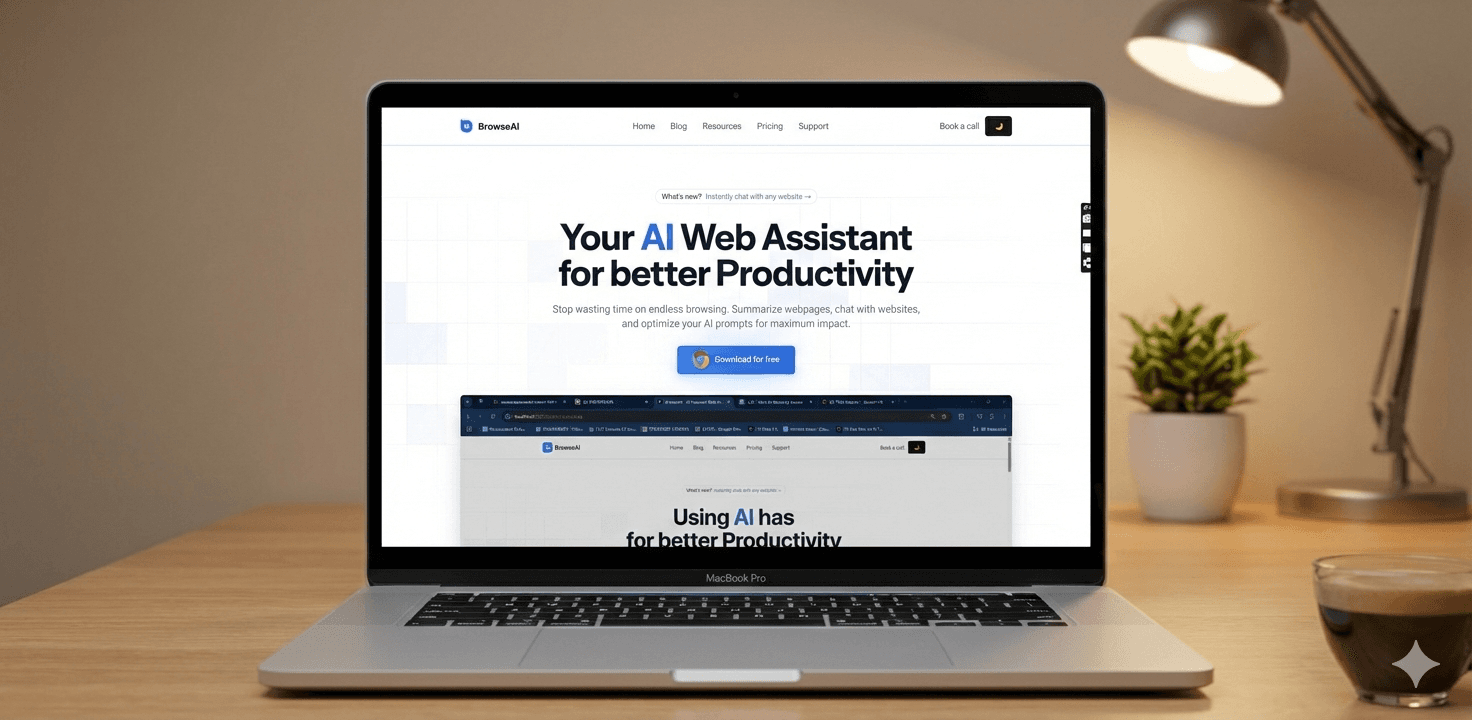 AI powered web assistant